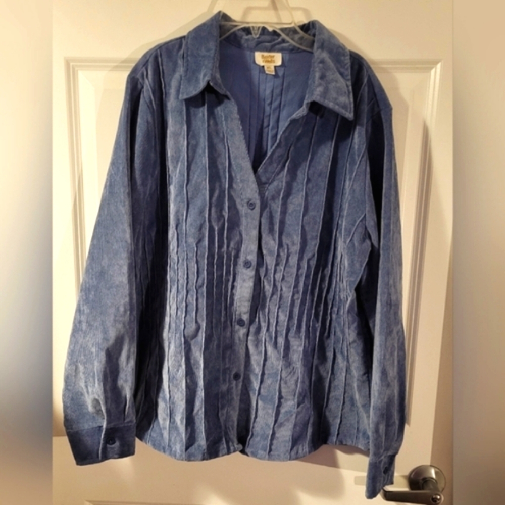 Baxter & Wells button down long sleeve blouse XL
